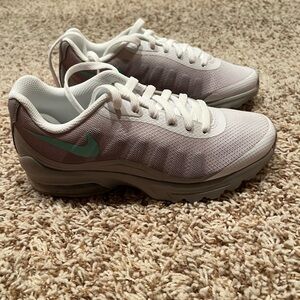 Women's Nike Air Max Invigor Grey and Teal Sneakers